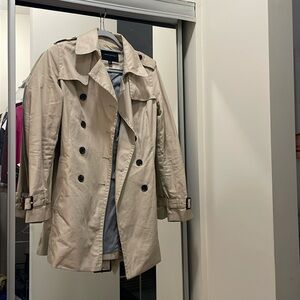 Banana Republic trench coat, tan, XS